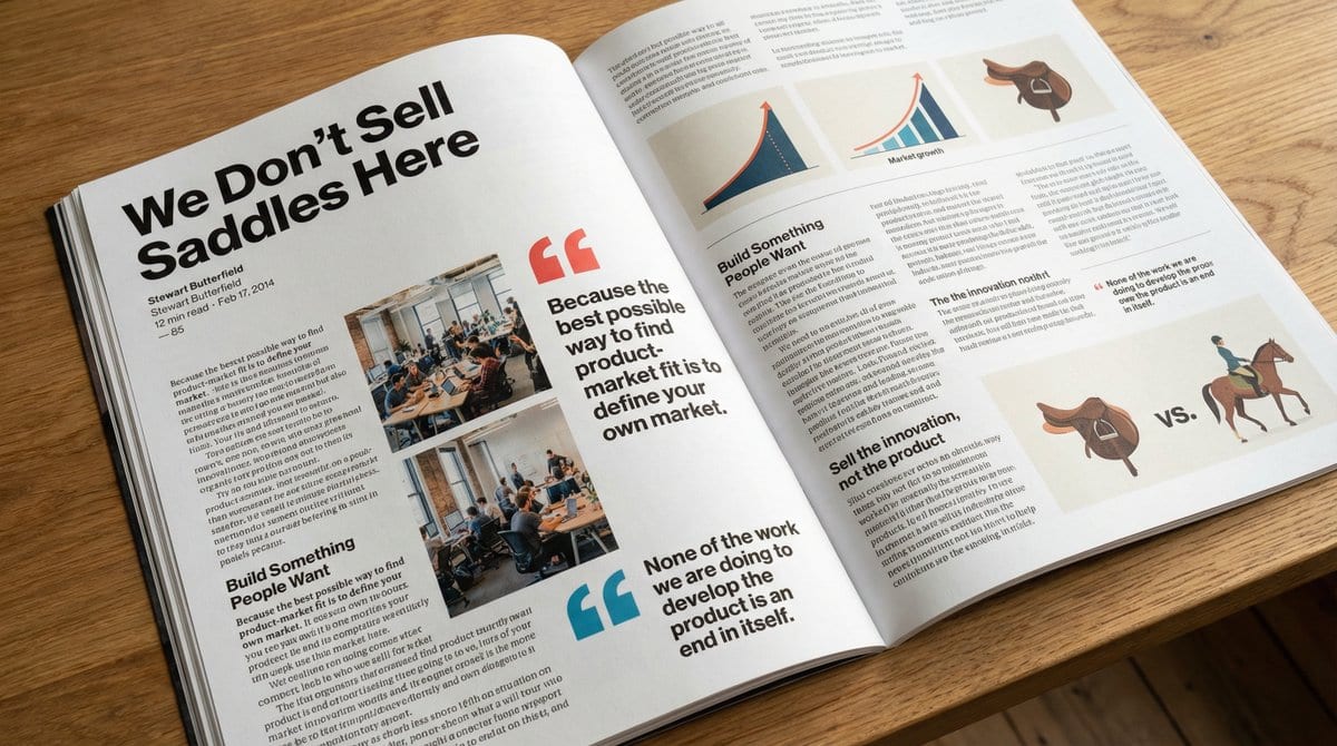 Glossy magazine article layout from text - AI Generated Realistic Style Image Example