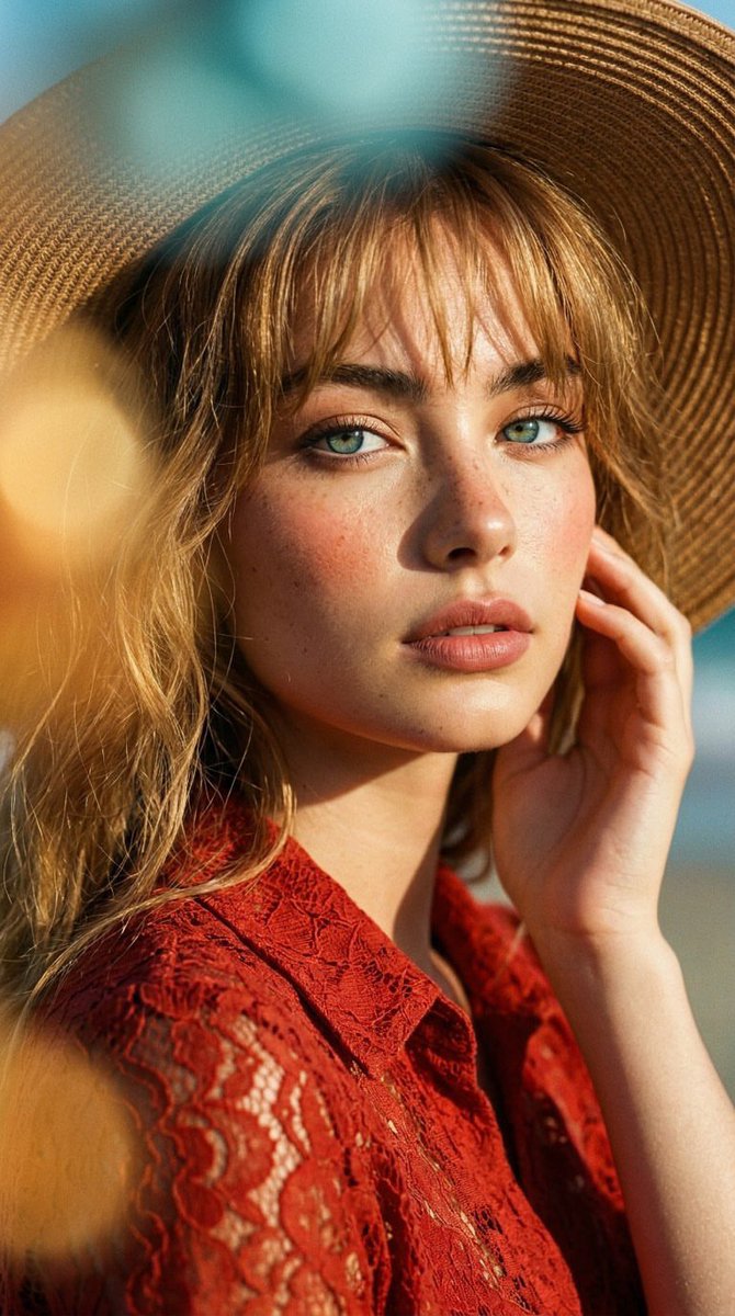 Preview image for Golden Hour Fashion Portrait prompt