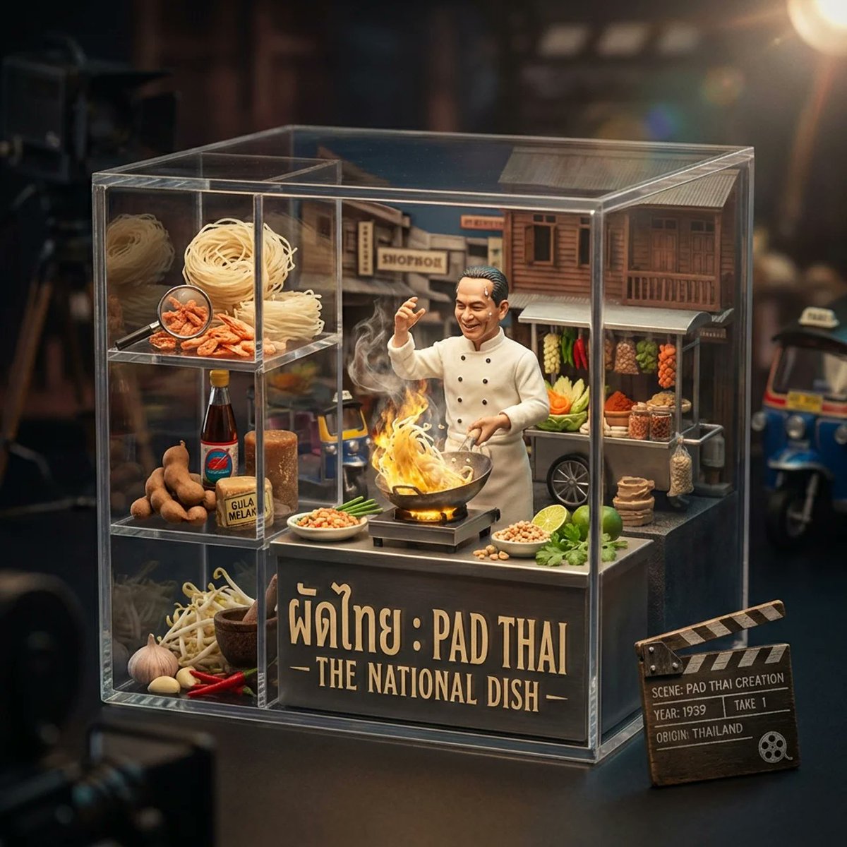 Gourmet Collectible Cinematic Dish Visualization