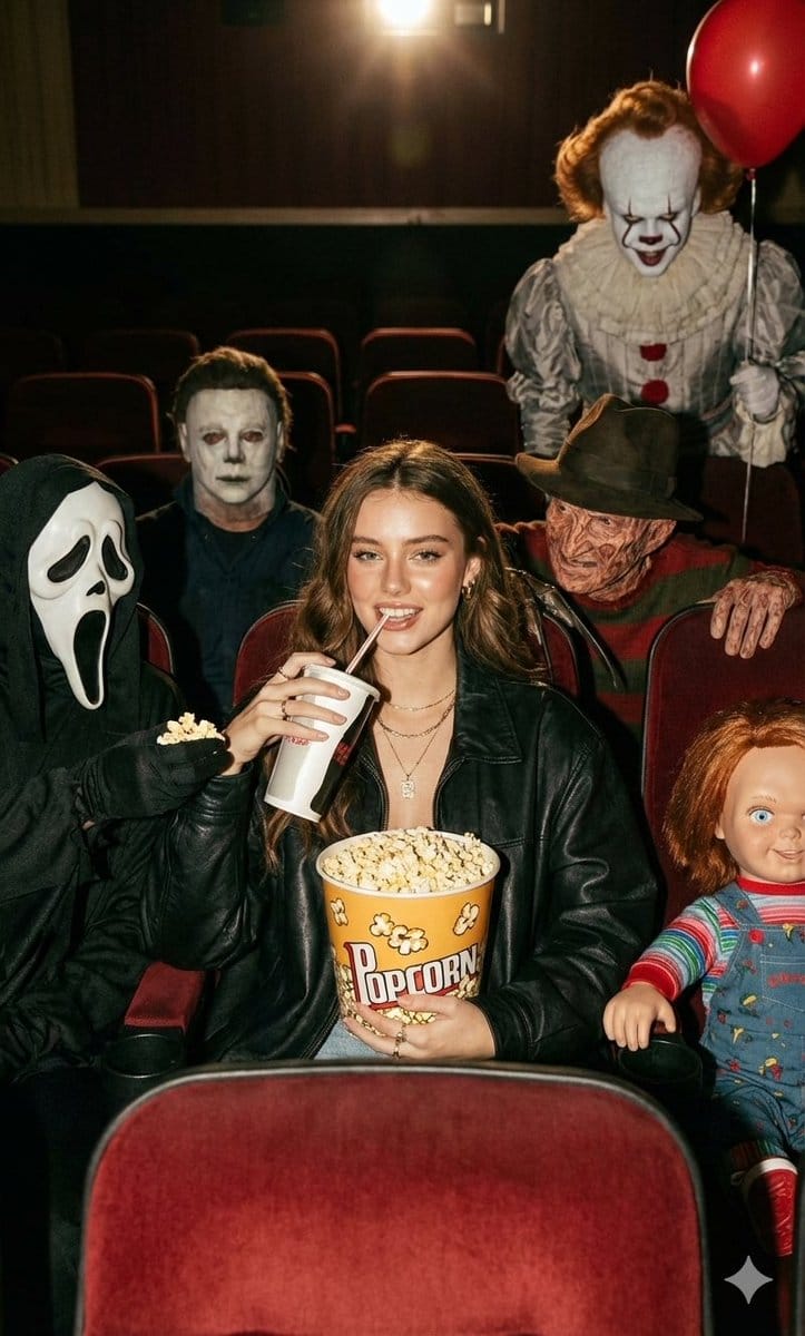 Halloween Horror Movie Theater Prompt - Prompt IA
