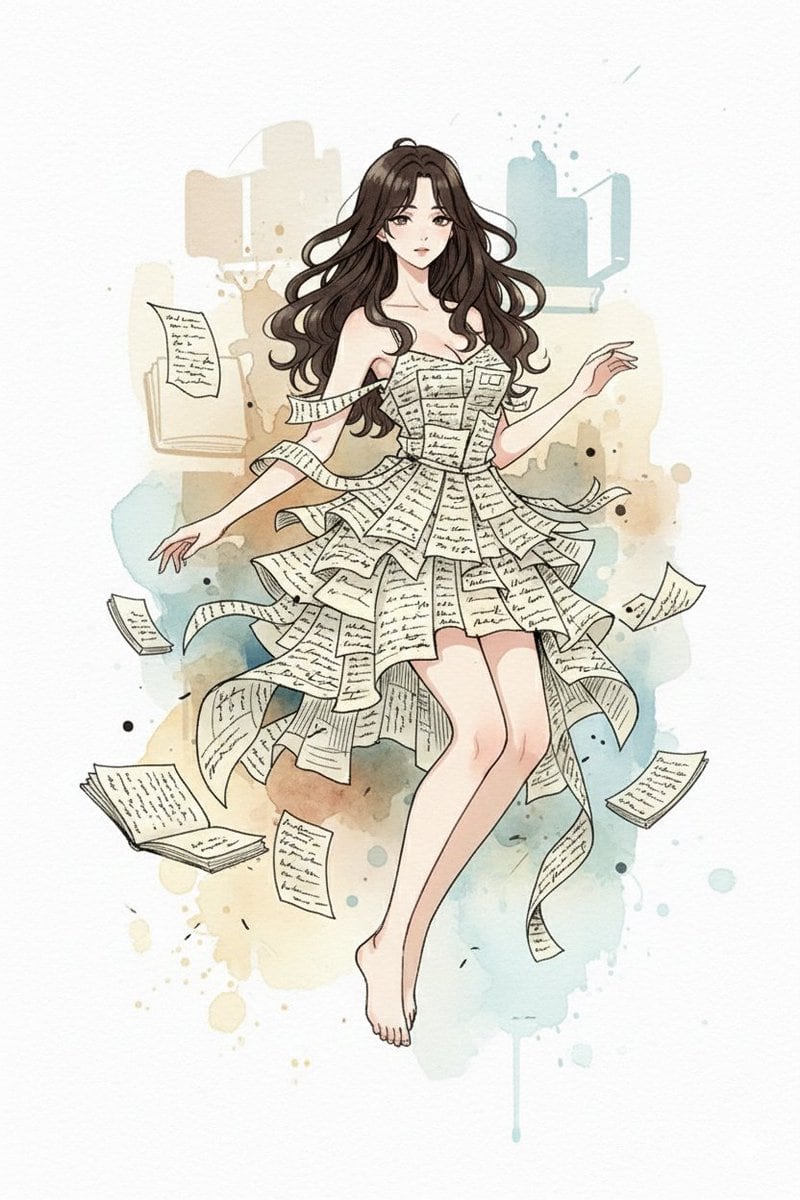 Hand-drawn mixed-media illustration prompt for Gemini Nano Banana Pro - Prompt de IA