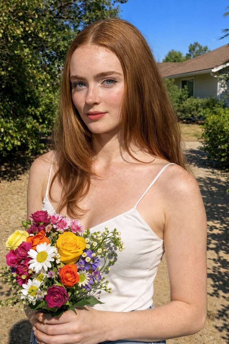 Preview image for Harsh Midday Sunlight Outdoor Portrait Prompt for Nano Banana 2 prompt