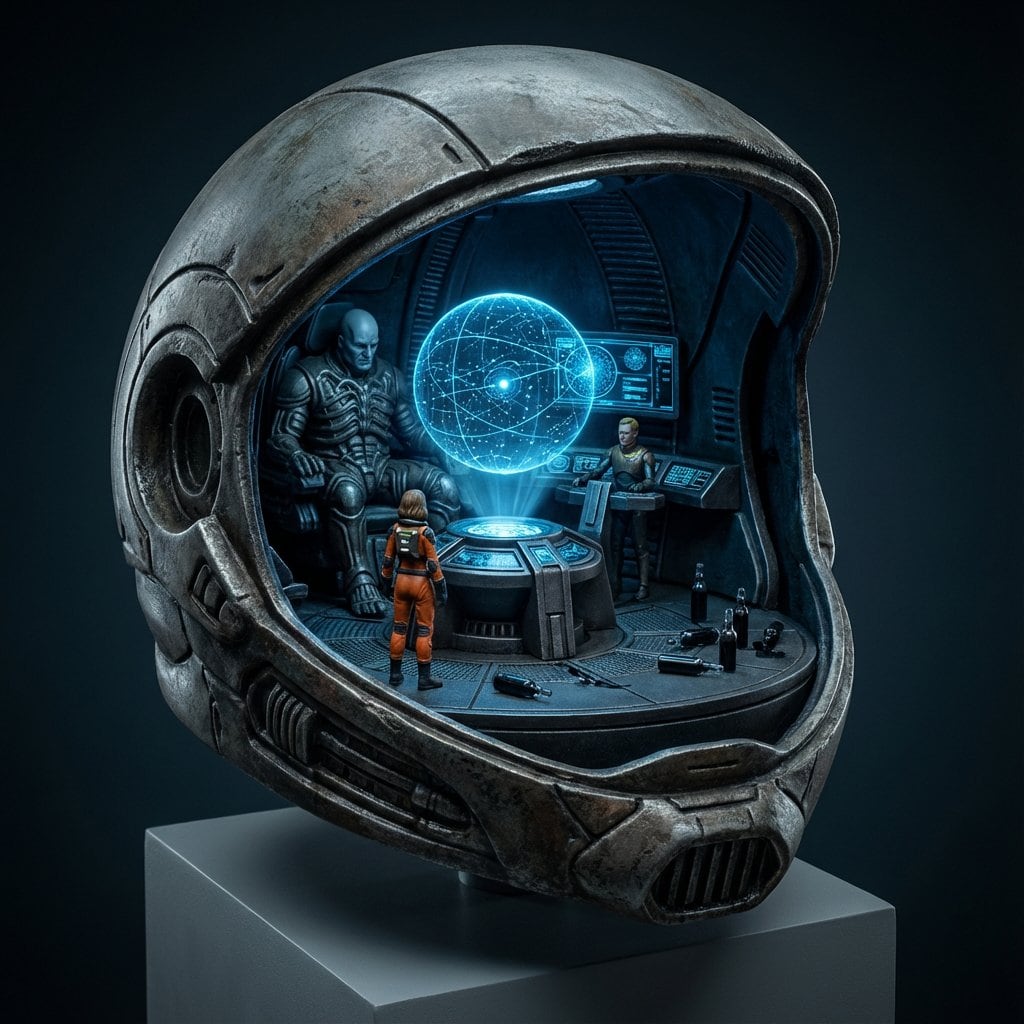 High-Concept 3D Diorama Generation Prompt - نص توجيهي للذكاء الاصطناعي