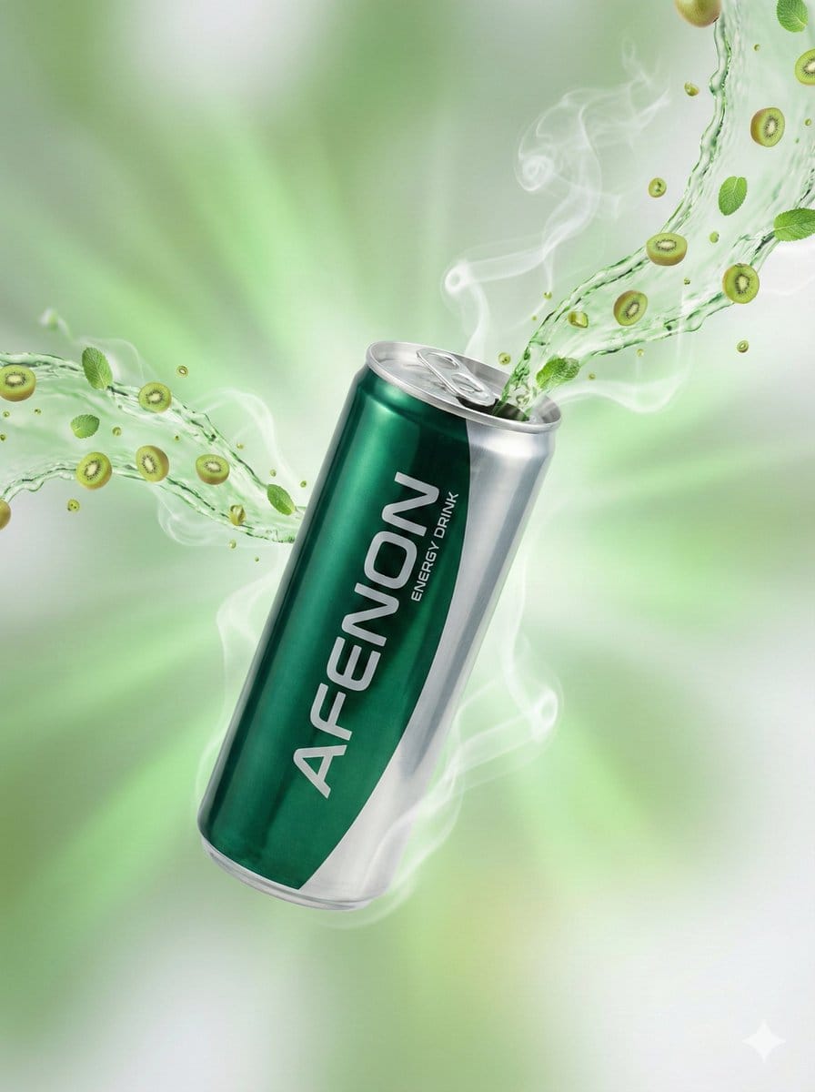 Preview image for High-End Commercial Product Photography for an Energy Drink prompt