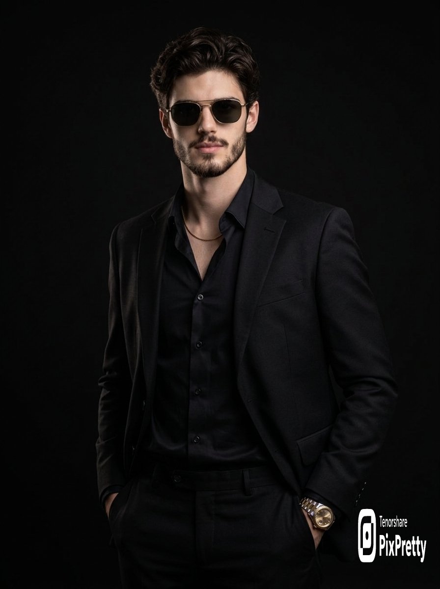 Preview image for High-Fashion Editorial Prompt for Stylish Man prompt