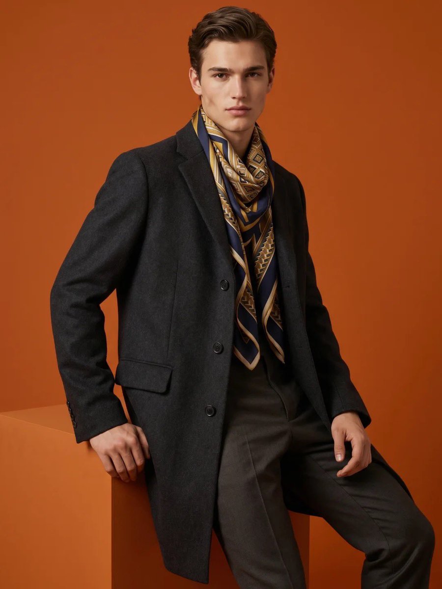 Preview image for High-Fashion Male Editorial Portrait prompt