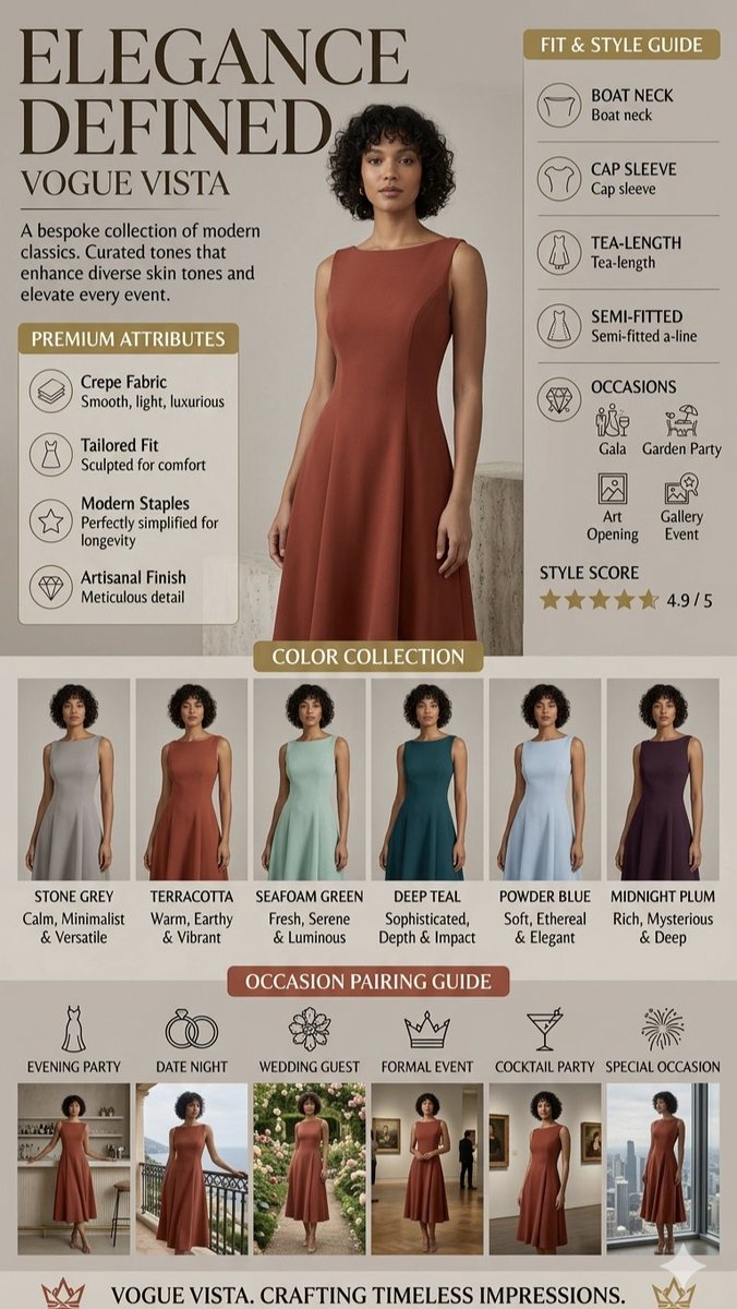 Preview image for High-Fashion Marketing Infographic prompt