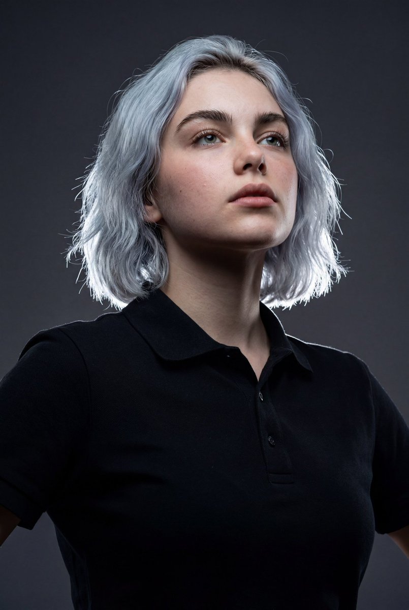 High-Impact Editorial Studio Portrait with Identity Lock