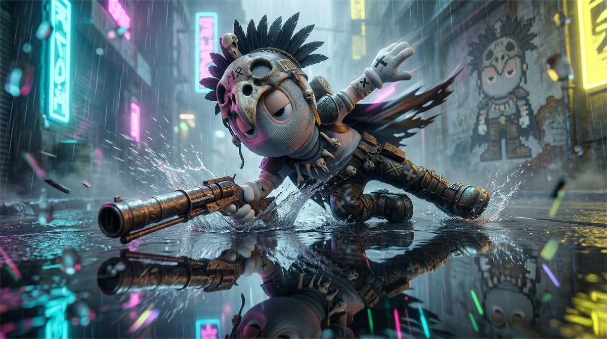 High-Speed Cinematic Cyberpunk Scene Prompt