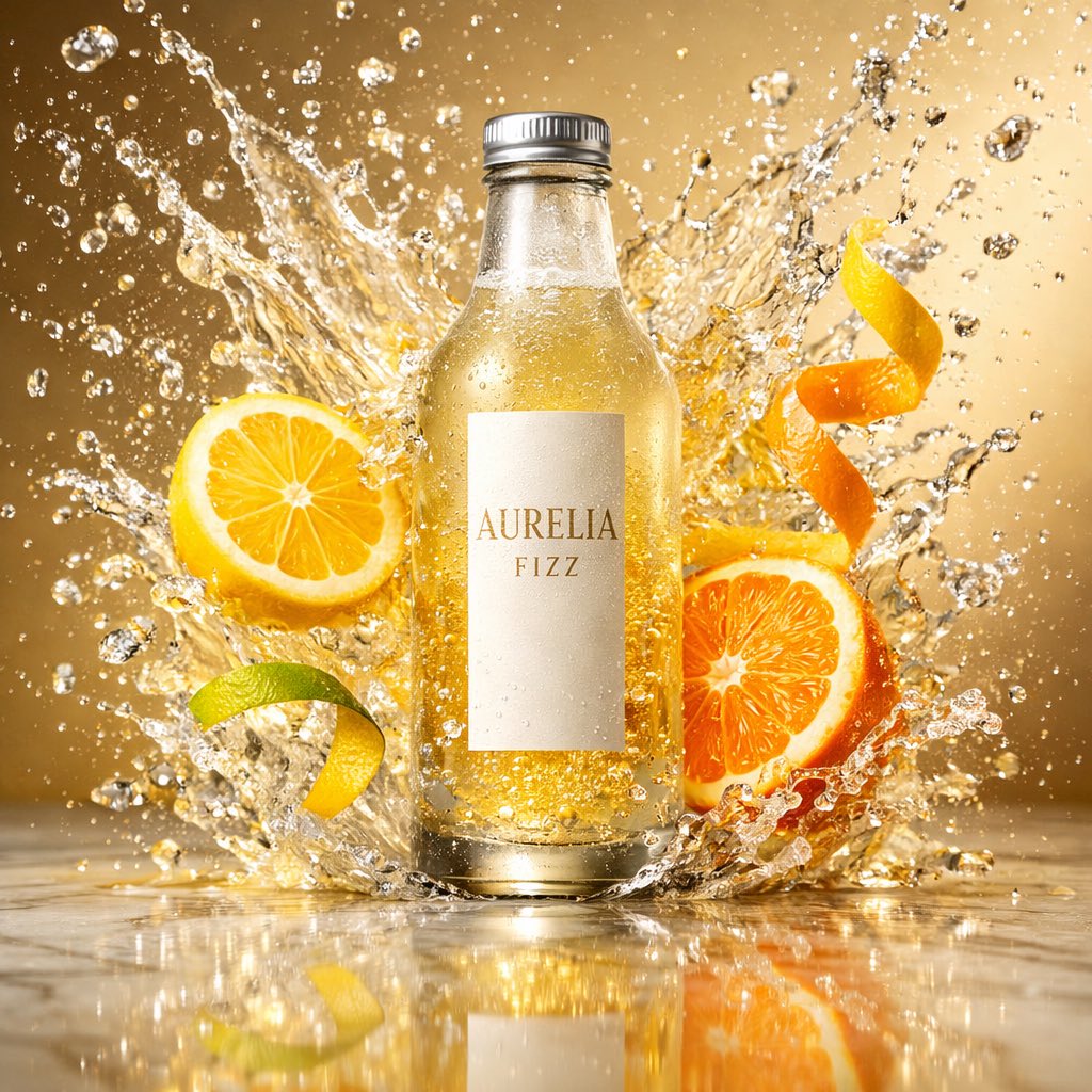 Preview image for High-Speed Commercial Beverage Photography Prompt prompt