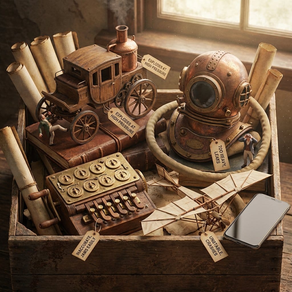 Historical Archivist Prompt for Flawed Inventions - KI-Prompt