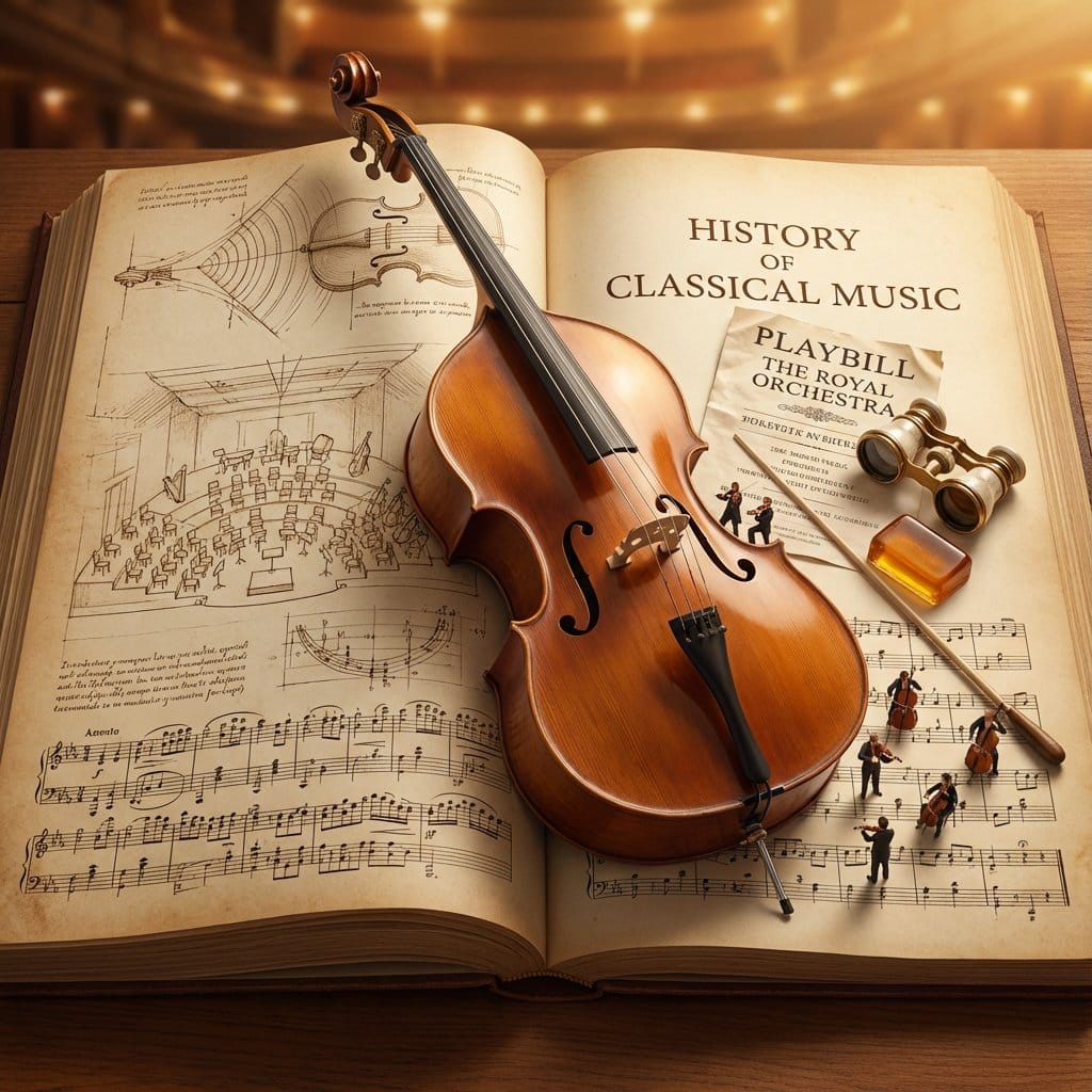 History of Music Diorama Book Prompt - AIプロンプト
