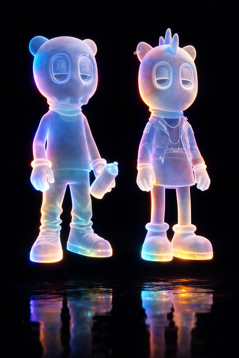 Preview image for Holographic Character Generation Prompt prompt