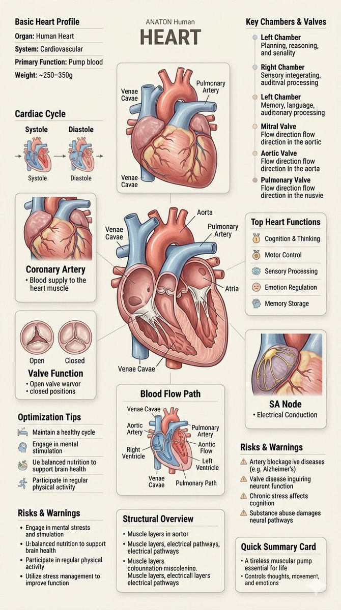Preview image for Human Anatomy Educational Infographic prompt