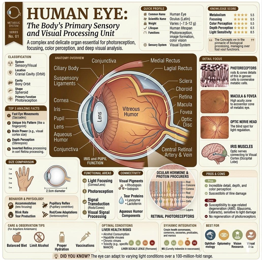 Preview image for Human Eye and Ear Sensory Infographic prompt