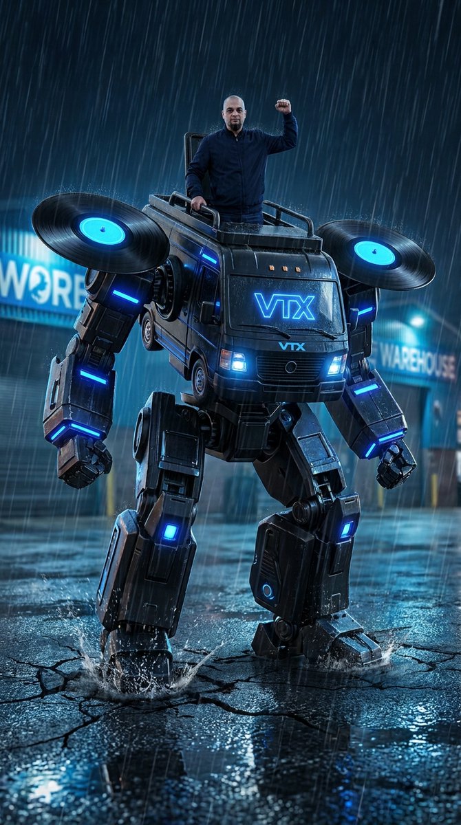 Preview image for Humanoid Mecha Robot at Night prompt