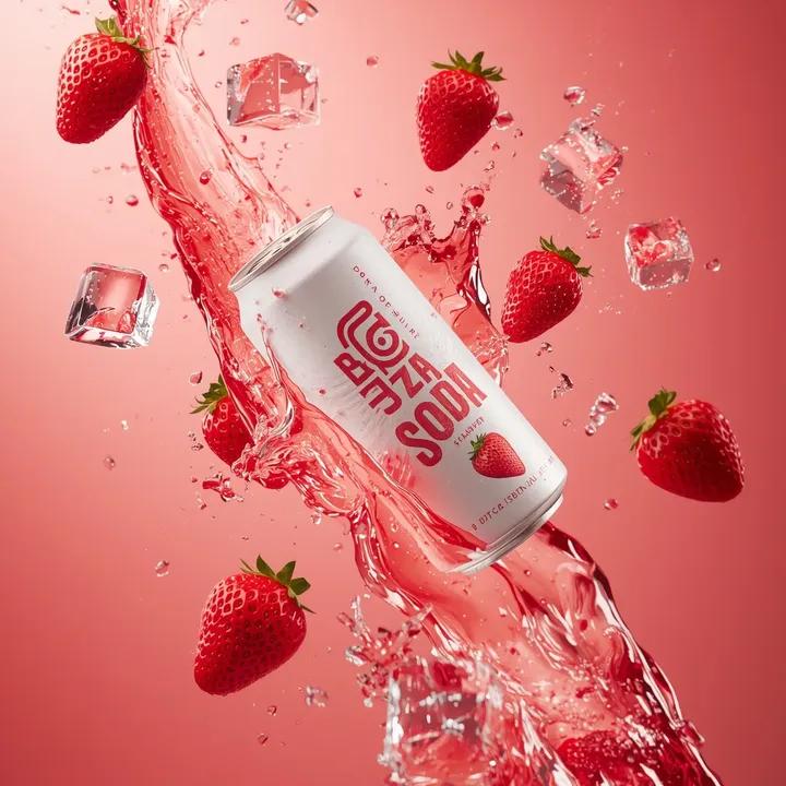 Hyper-photorealistic soda can product advertisement prompt - AI 프롬프트