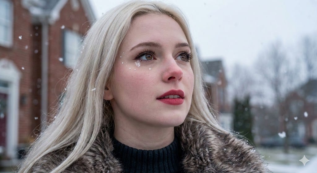 Hyper-Photorealistic Winter Glamour Close-up Prompt - Prompt de IA