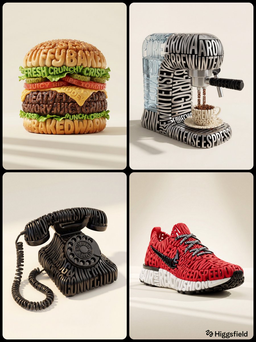 Preview image for Hyper-Realistic 3D Typographic Sculpture Product Concept prompt
