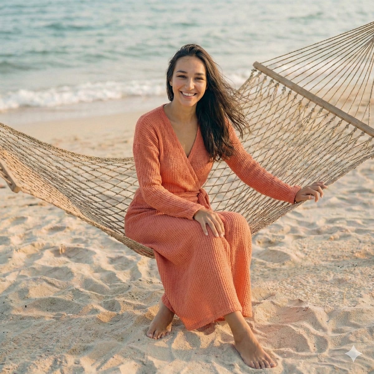 Hyper-Realistic Cinematic Beach Portrait Prompt (Duplicate) - KI-Prompt