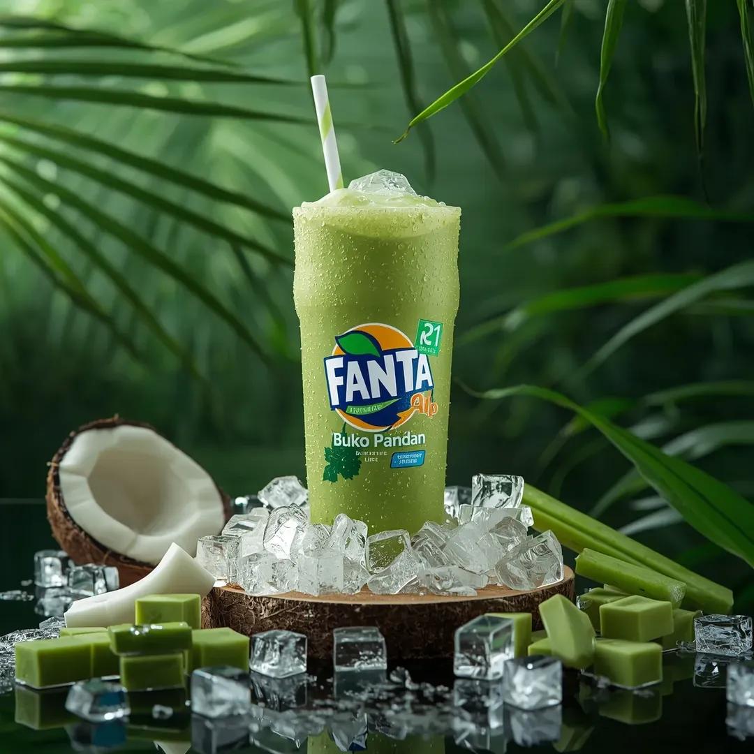 Hyper-realistic Fanta Product Shot Prompt - AI Art AI Generated Artwork