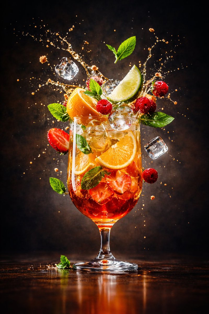 Preview image for Hyper-realistic Floating Food Photography prompt