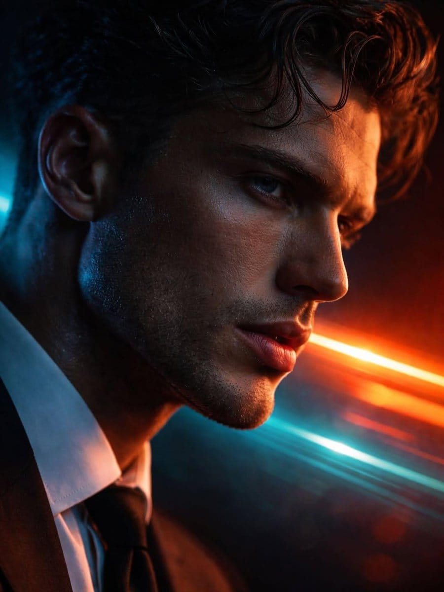 Hyper-realistic Futuristic Noir Portrait Prompt - Prompt de IA