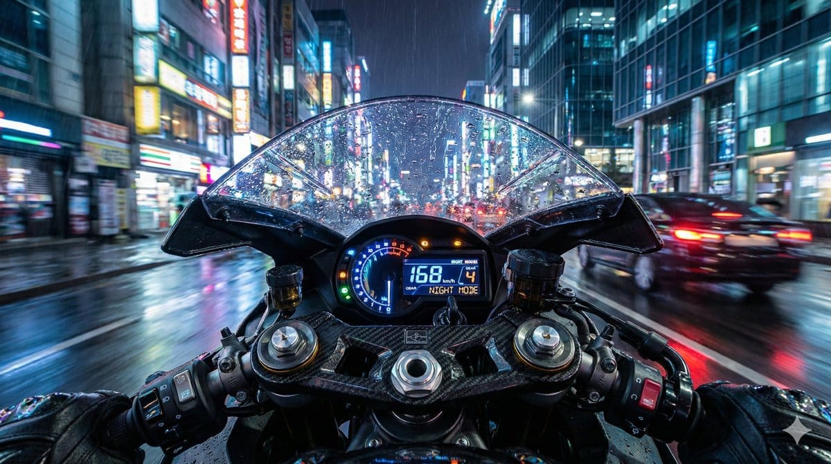 Hyper-Realistic Motorcycle Cockpit POV Prompt - AIプロンプト