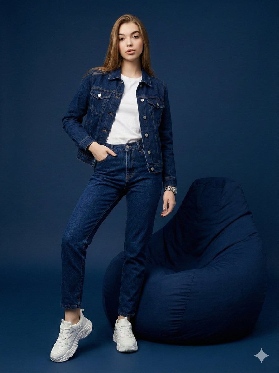 Hyper-Realistic Navy Fashion Photoshoot - Промпт ИИ