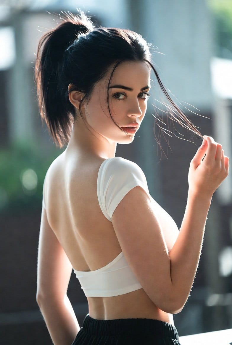Hyper-Realistic Outdoor Portrait with Strict Identity Lock - AI提示詞