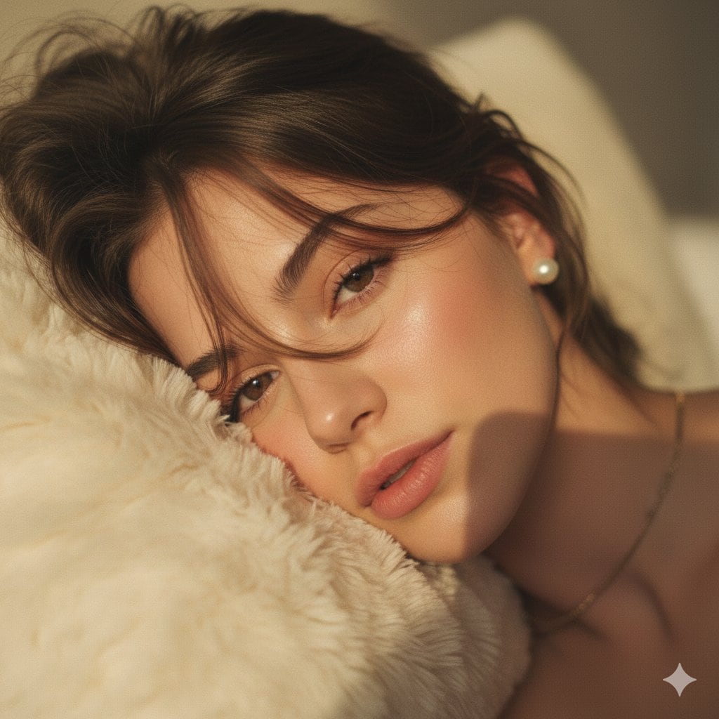 Hyper-Realistic POV Selfie with Bedhead Aesthetic - AIプロンプト