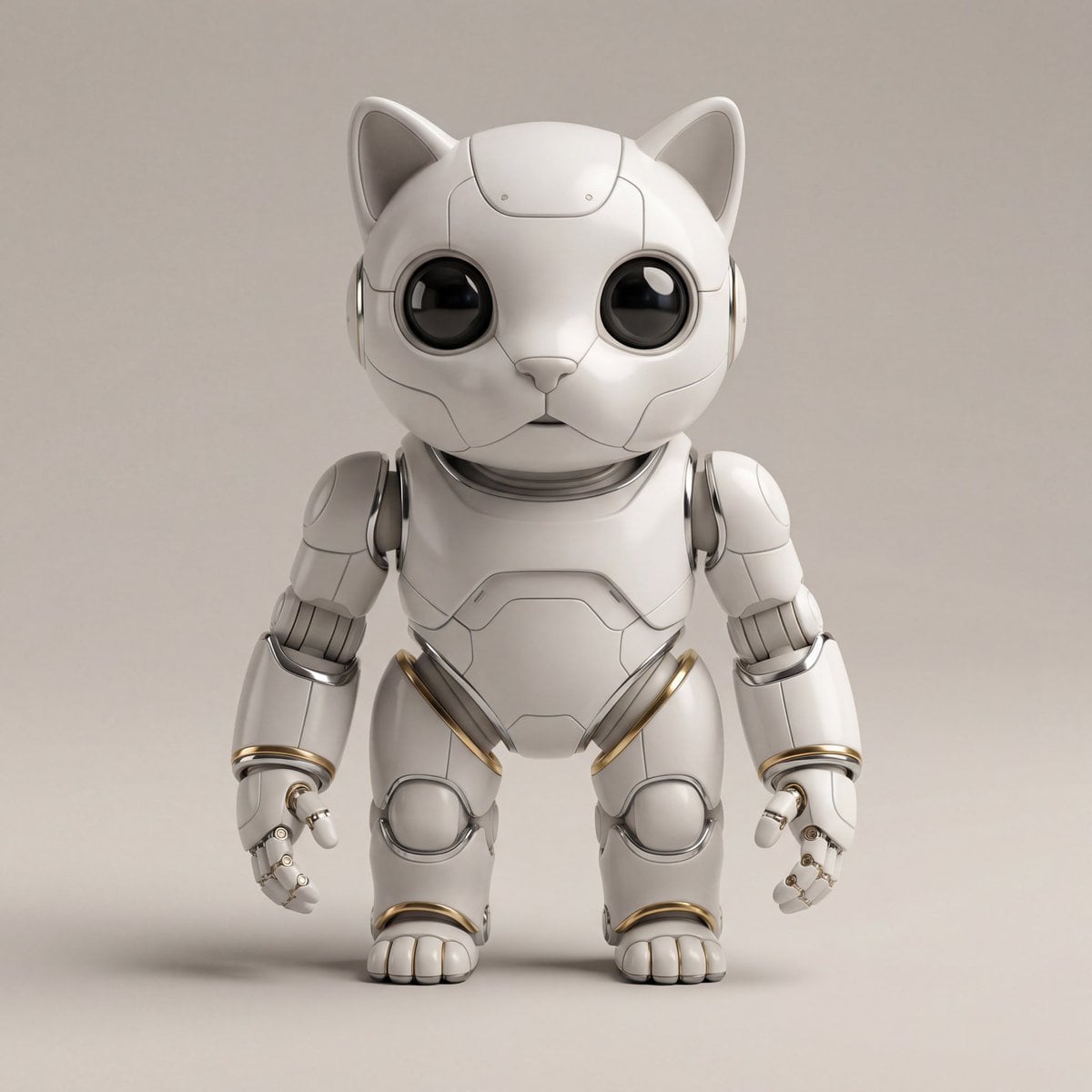 Hyper-Realistic Robotic Frog Design - AI Generated Realistic Style Image Example