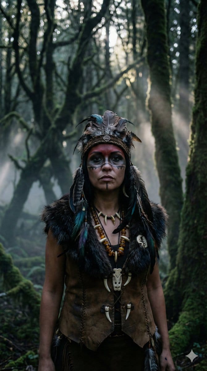 Hyper-Realistic Shaman Portrait Prompt - Prompt de IA