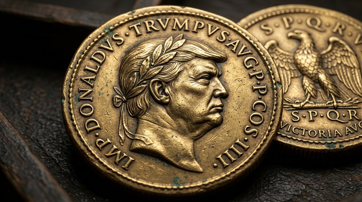 Preview image for Hyperrealistic Ancient Roman Empire Coin prompt
