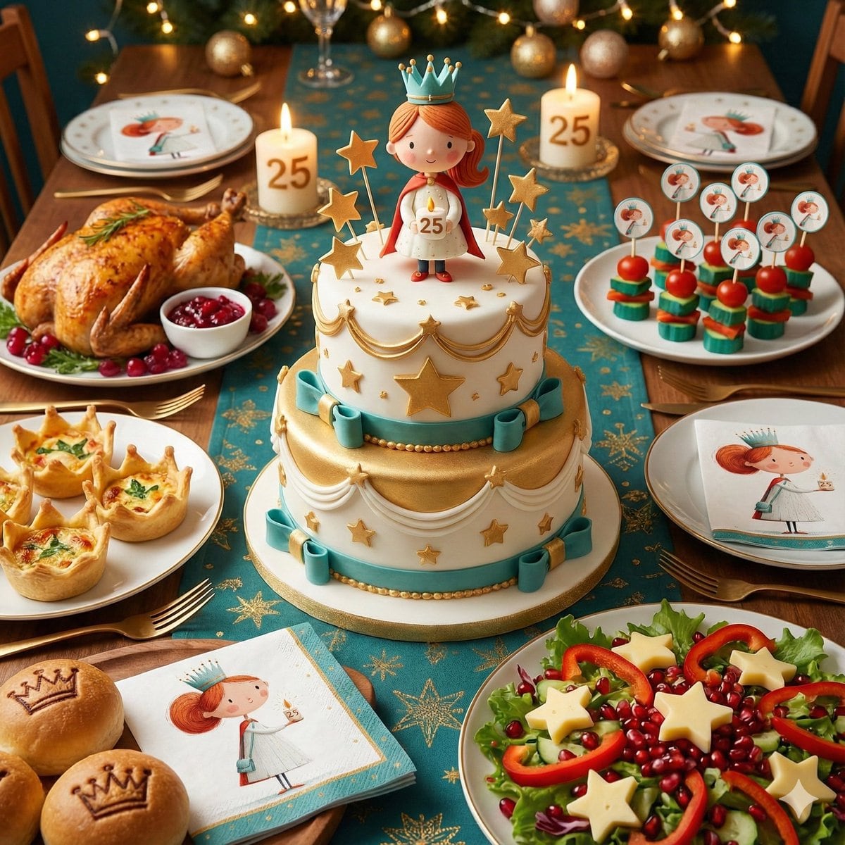 Image-to-Christmas Feast Prompt - Prompt IA
