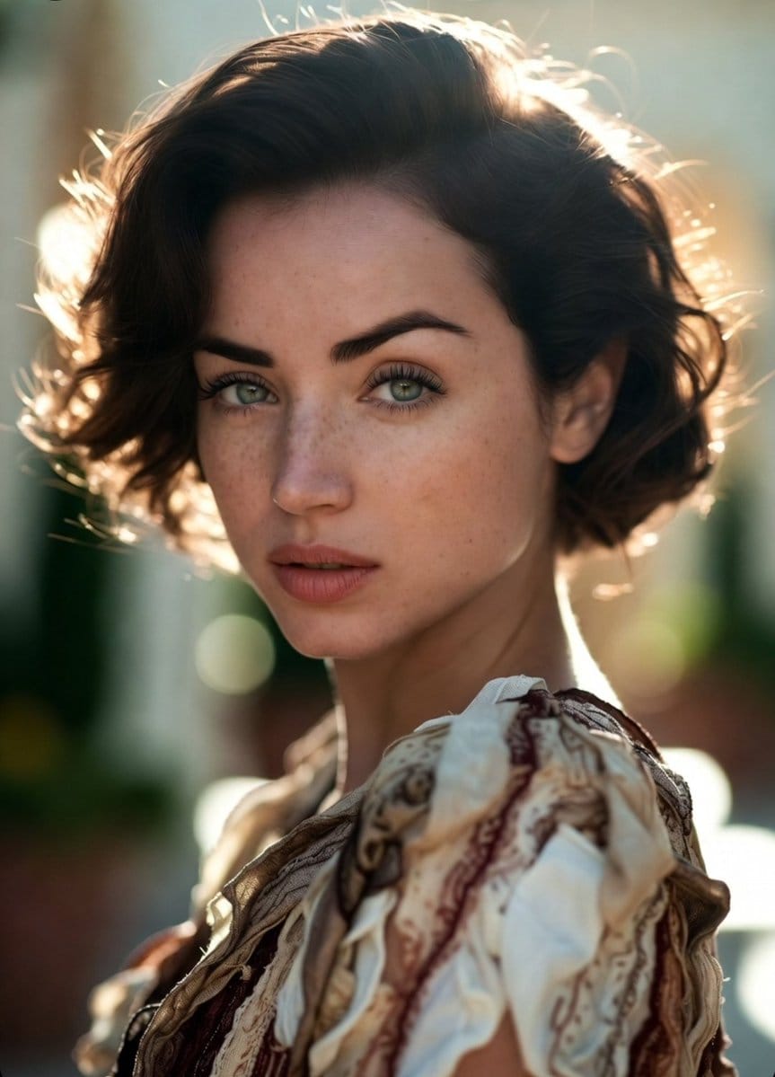 Image-to-Image Fusion for Ana de Armas Portrait (Grok) - AI Generated Character Style Image