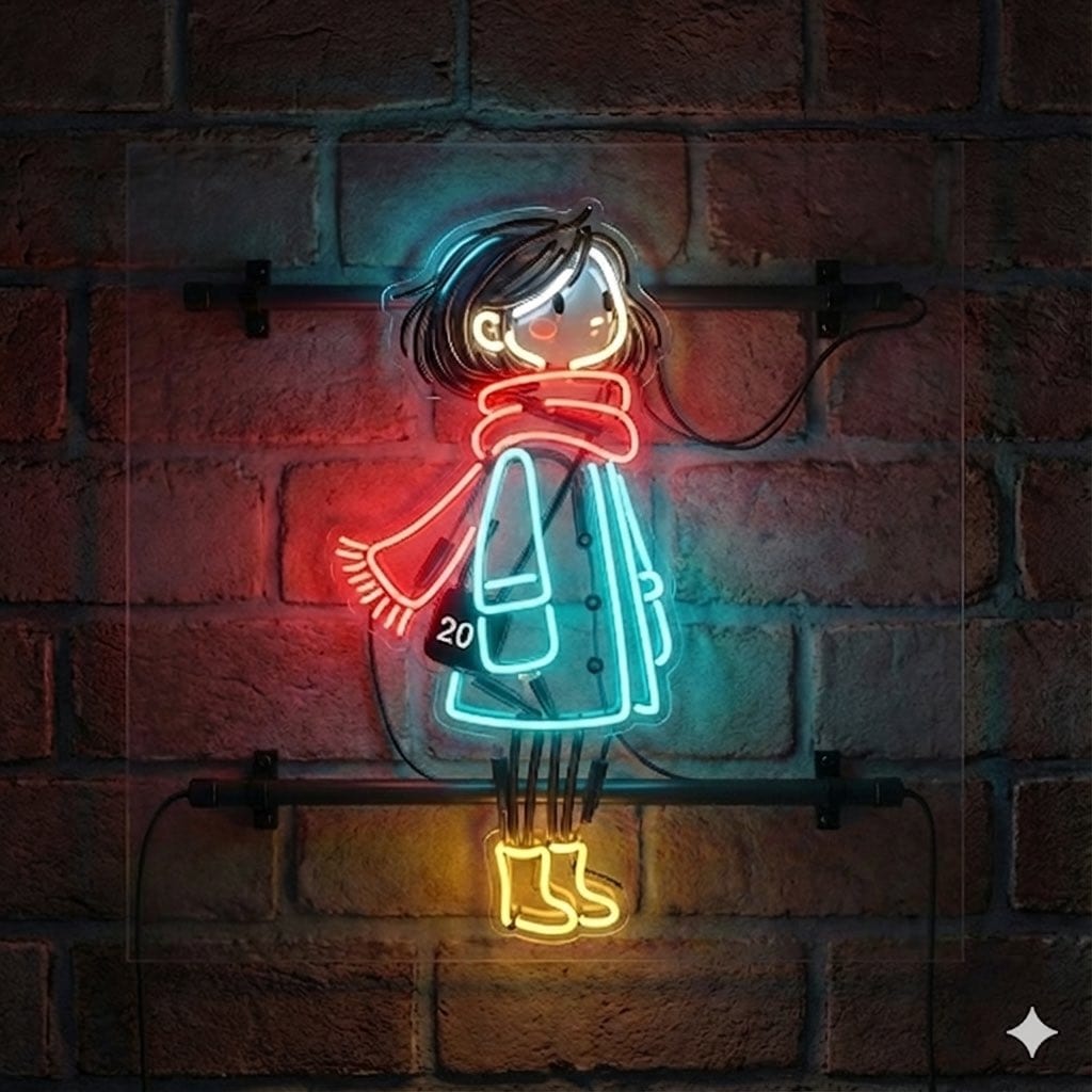 Image-to-Neon Light Transformation - Prompt IA