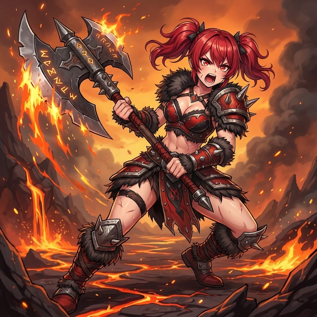 Image Conversion to Berserker Style - AI Generated AI Art Style Image Example