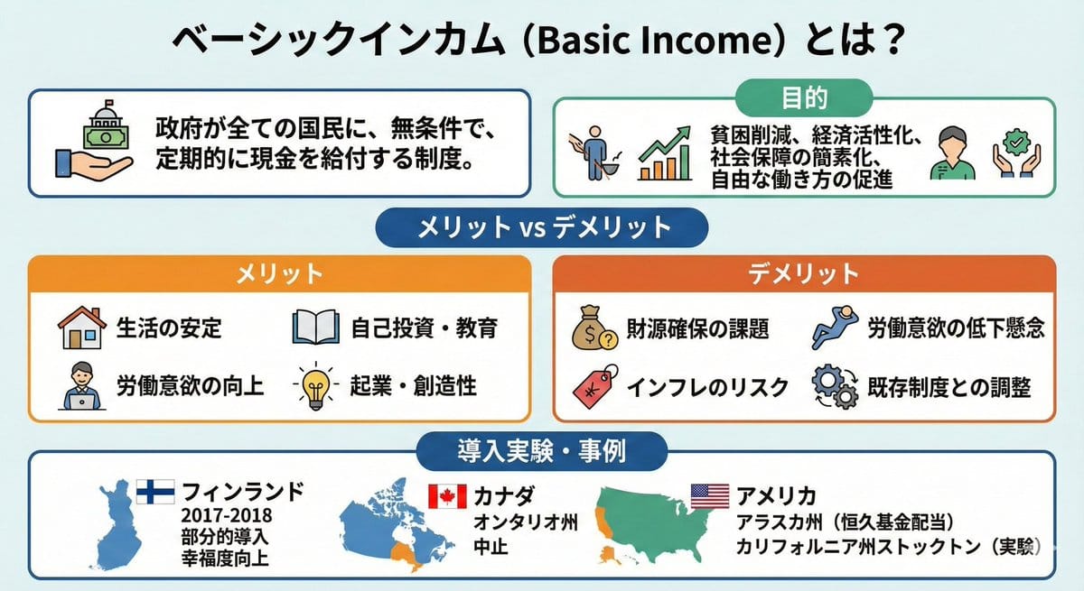 Image summarizing basic income - AI Generated AI Art Style Image Example