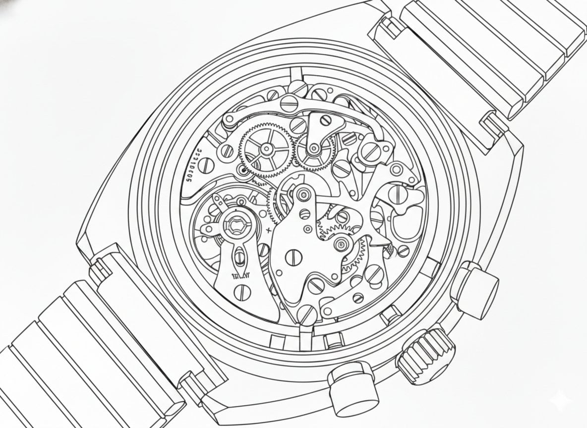 Image to Monochrome Line Art Conversion - AI提示词