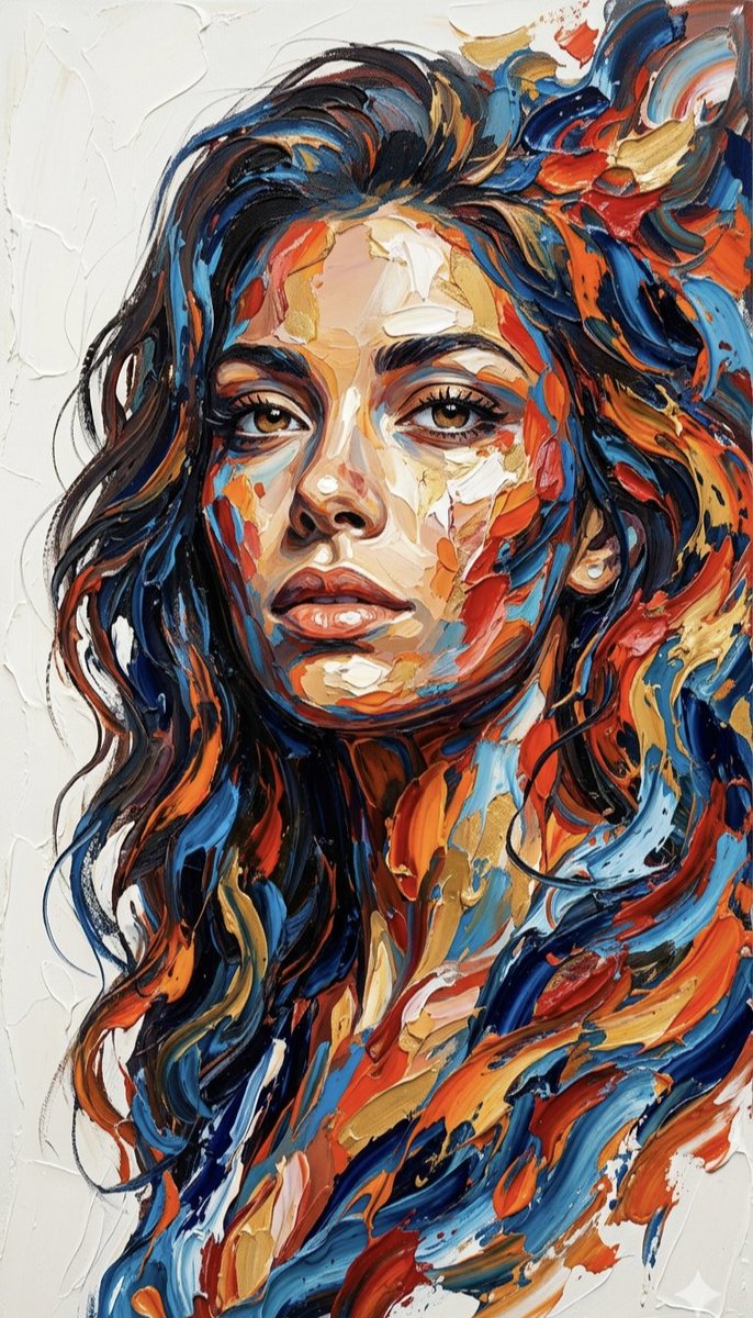 Preview image for Impasto Palette Knife Oil Painting prompt