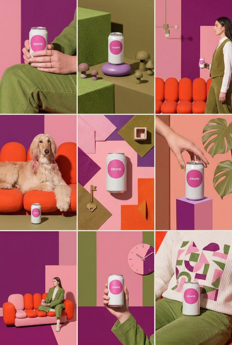 Instagram Feed Generation Prompt (Aesthetic Cohesion Test) - AI Art AI Generated Artwork