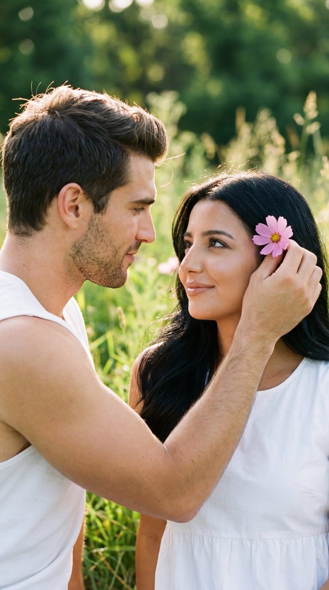 Intimate Golden Hour Romantic Film Still Prompt for Nano Banana Pro - Prompt de IA