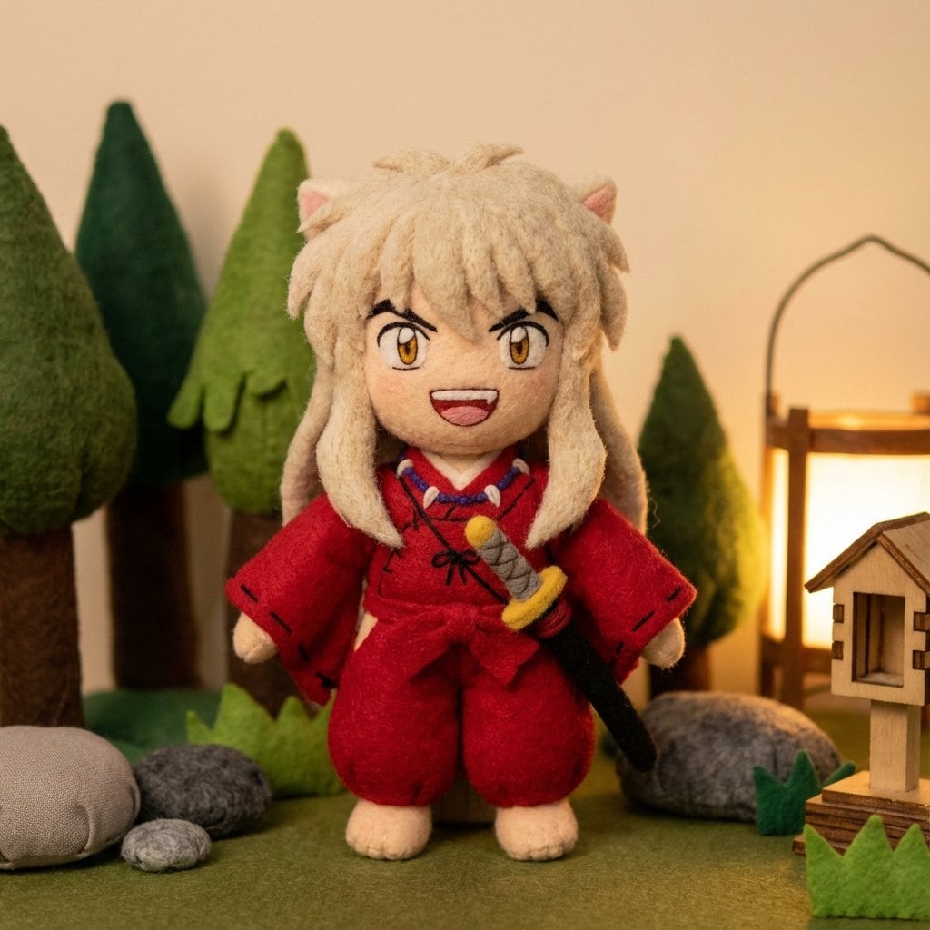 Inuyasha Plush Toy Generation Prompt - Prompt IA