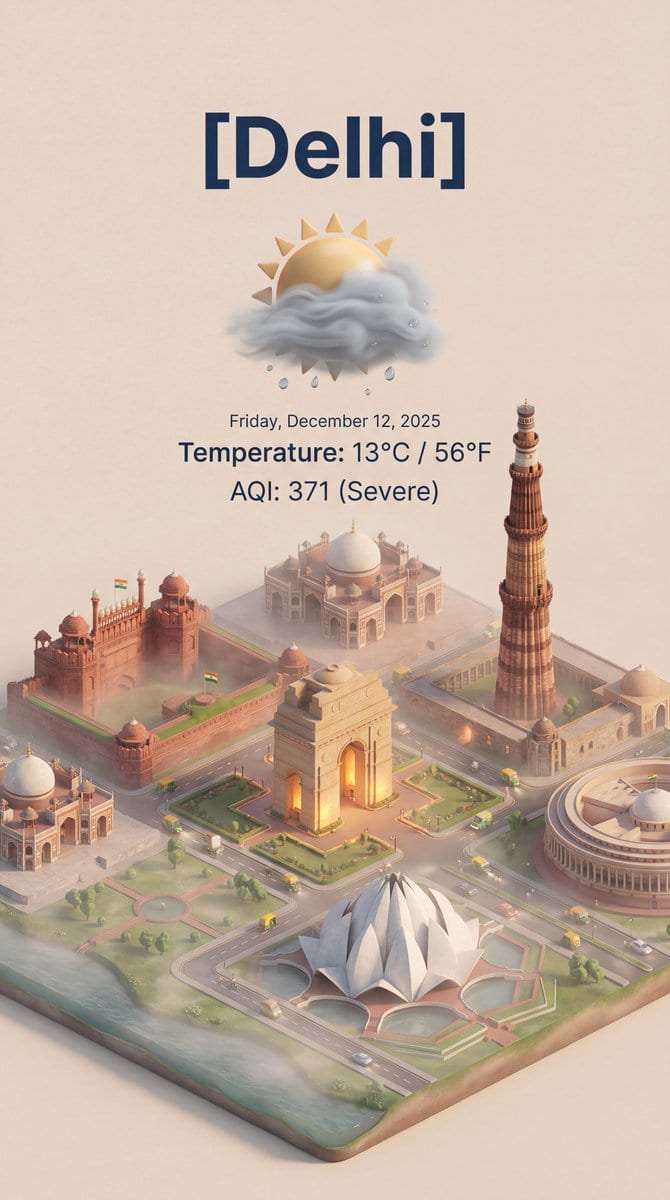 Isometric 3D Cartoon Scene of a City - AI Generated 3d Style Image Example