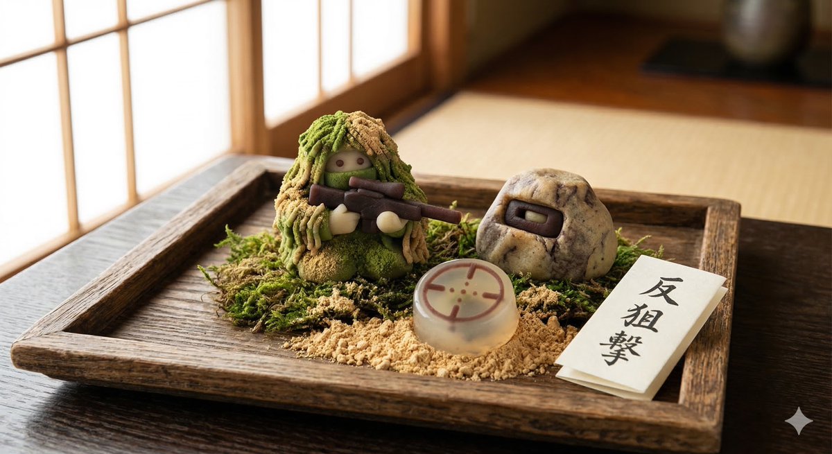 Preview image for Japanese Wagashi Inspired by Counter Sniping prompt