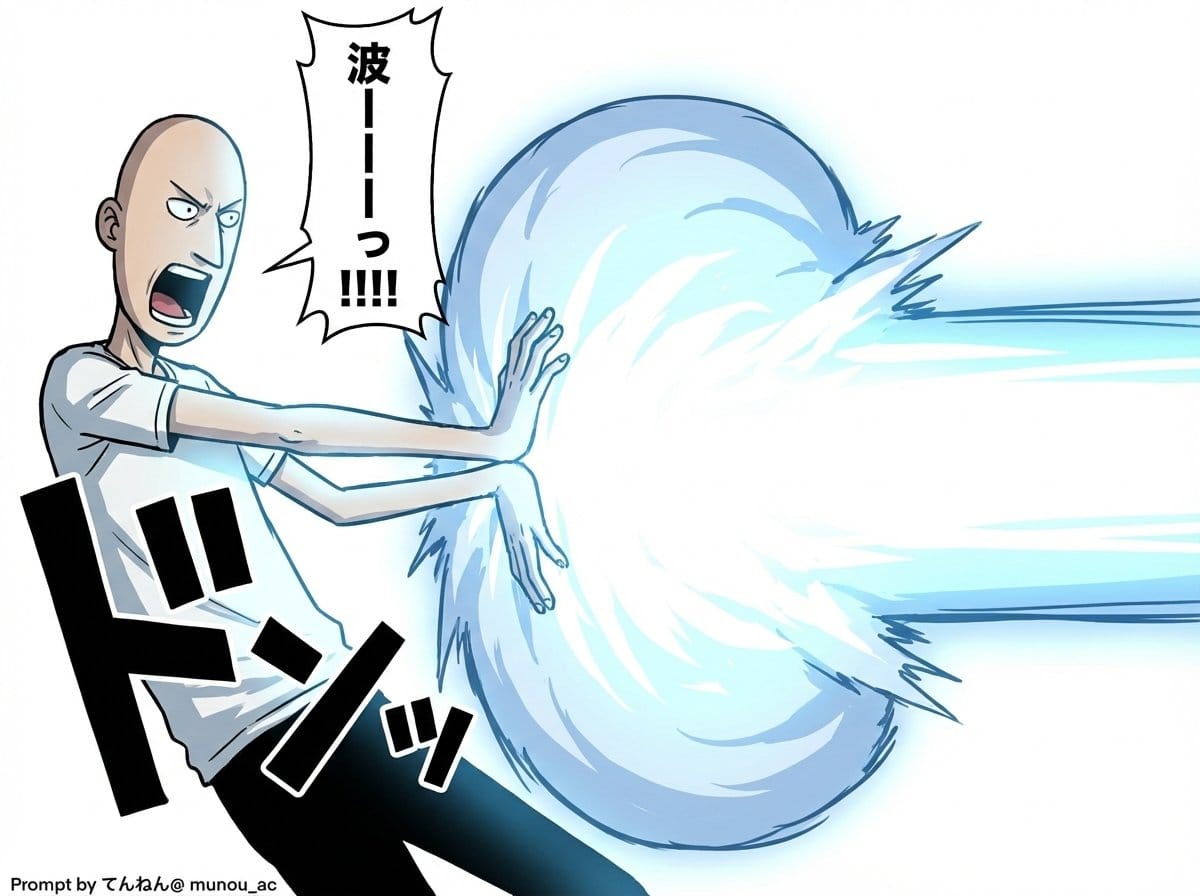 Kamehameha Attack Image Generation (Technical Prompt) - Prompt IA