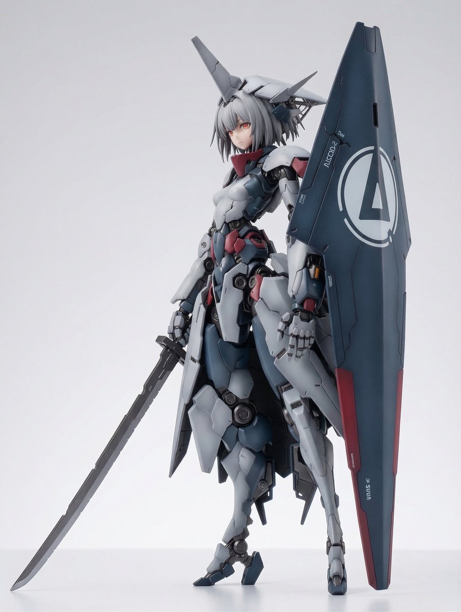 Preview image for KNIGHT MECHA GIRL Figure Concept prompt
