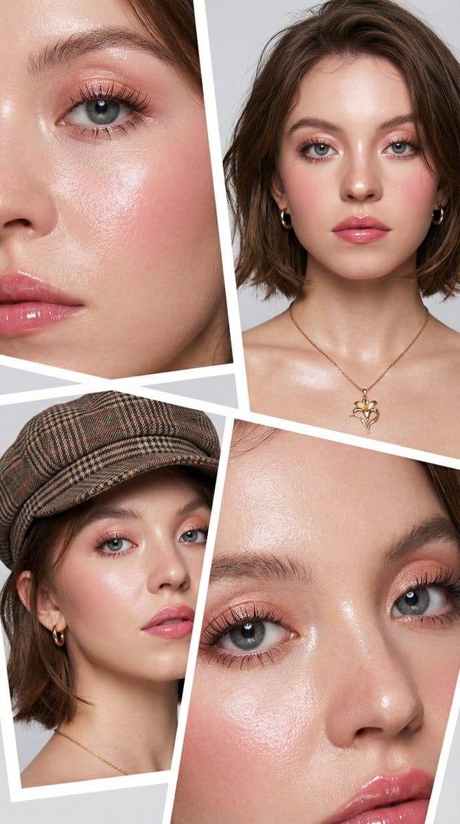 Korean Beauty Editorial Collage Prompt - AI Generated Realistic Style Image Example
