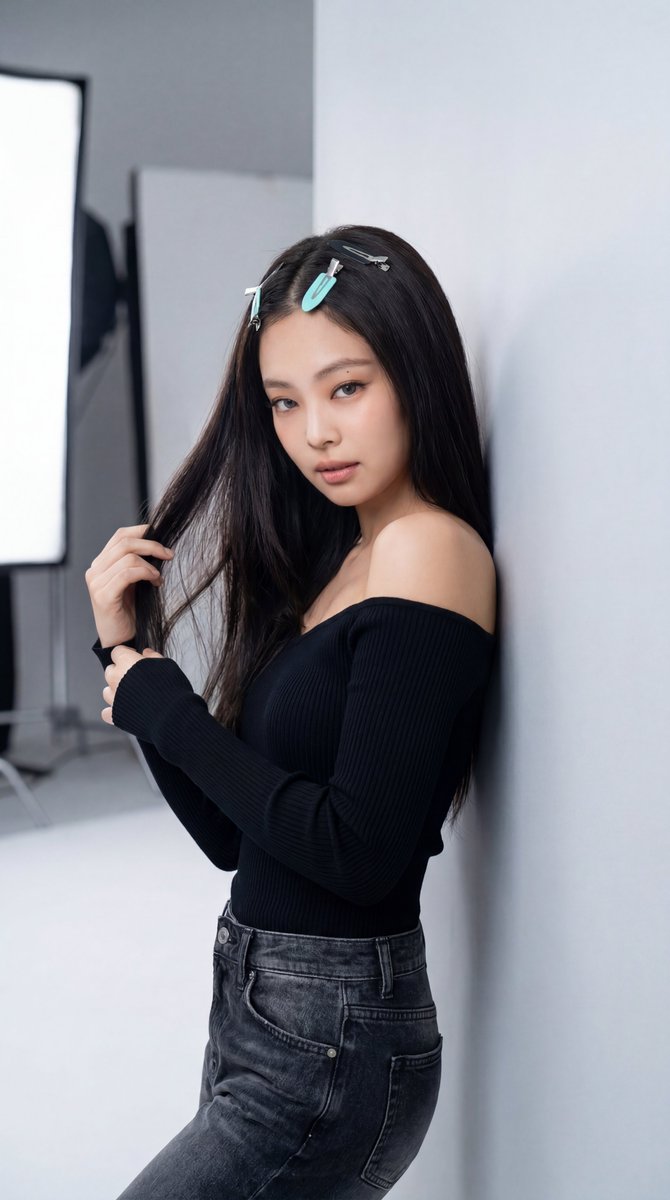 Preview image for Korean Studio Fashion Portrait prompt
